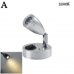 RV Lugemislamp LED Voodilamp P&ouml;&ouml;ratav Universaalne Voolik Kohtvalgustid RV Haagissuvila Kaubik Paadi Lamp Siseaksessuaarid
