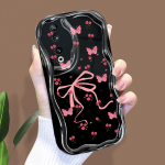 Armas koomiksimustriga kreemjas tekstuuriga korpus Lainelise servaga pehme silikoonkaanega telefoni&uuml;mbris Huawei Honor Infinix Tecno iPhone'i jaoks Huawei Nova 11 must