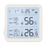 Temperatuuri niiskuse m&otilde;&otilde;tur -9,9 kuni 60 ℃ Patarei toitel 0% RH kuni 99% RH digitaalne WiFi sisetermomeeter