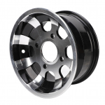 10-tolline velje alumiiniumsulamist stiilne v&auml;limus, t&auml;iustatud j&otilde;udlusega ATV rattarumm Quad Bike Go Kart G jaoks Front: 145mm / 5.7in Hub Width