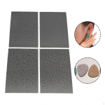 4Pcs Clay Texture Sheets Earrings Tools Versatile Easy to Use Crafts Supplies for Earring