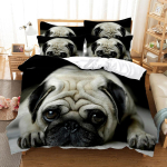 3D Looma tekikott Must Leopardkass Digitaaltr&uuml;kk Voodipesu Moodne Disainiteema Magamistoa Kaunistused Naistele Meestele Lastele 70x133cm 2pcs black