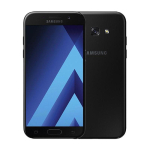 Renoveeritud Samsung Galaxy A5 (2017. aasta) A520F 3 GB RAM 32 GB ROM Mobiiltelefon &uuml;he SIM-kaardi / kahe SIM-kaardiga Simple Set must