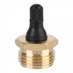 RV Accessories Motorhomes and Travel Trailers for Campers Brass Quick Connect RV Blow Out Plug Helps Clear The Water Lines in RV Black Glod