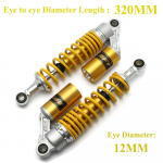 280mm 320mm 340mm 380mm mootorratta &otilde;hkamortisaator tagumine vedrustus ATV Quad roller Dirt Bike Motor D30