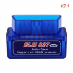 MINI ELM327 V1.5 OBD2 Mootoriskanner OBD 2 OBDII ELM 327 V2.1/ V 1 5 Auto Diagnostika Adapter Bluetooth-&uuml;hilduv Autot&ouml;&ouml;riist