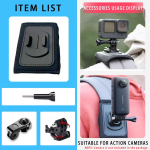 Insta360 x3 seljakoti rihma kotiklamber DJI Osmo jaoks Packet 3 &otilde;larihma kinnitus Gopro jaoks 12 11 10 9 Action kaamera tarvikud