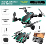 Uus S25 Droon Professionaalne HD ESC Kahekordne Kaamera Optiline Voolu Positsioneerimine Harjadeta Mootor WIFI FPV Kaugjuhtimispult Kopter M&auml;nguasi Kingitus Dual camera 1 battery kollane