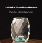 K9 kristallklaasist rohelisest m&auml;nnipuidust kaanekomplekt kvaliteetne veega inkrusteeritud loominguline teekannu kate kronstein teetseremoonia tarvikud