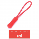 Nailonist kaelapael t&otilde;mblukk: Universaalne libisemiskindel, eemaldatav t&otilde;mblukuga pea ja saba seljakottide ja kottide jaoks. punane