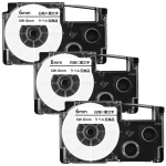Nimi Land Tape 6mm White &Uuml;hilduv element Casio CASIO Nimi Land Cartridge XR-6WE