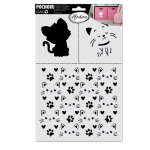 Pochoir de d&eacute;coration - Chat