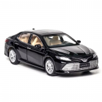 1/32 TOYOTA Camry m&auml;nguautomudel, valatud metallist s&otilde;iduk, miniatuurne tagasit&otilde;mmatav vabaratas, heli- ja valguskollektsiooni kingitus poisile must