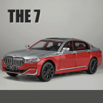 1/24 BMW THE 7 760Li Miniatuur Diecast M&auml;nguauto S&otilde;iduki Mudel 1:24 Tagasit&otilde;mmatav Heli ja Valgus Avatavate Uste Kollektsioon Kingitus Laps punane
