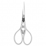 Stainless Steel Tailor Scissors Household DIY Sewing Accessories(silver with sliver pattern)