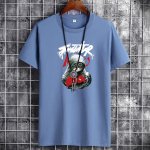 QICED Suvine l&uuml;hikeste varrukatega T-s&auml;rk Meeste O-kaelusega Trend Bottom s&auml;rk S