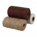 3 tk džuudist k&ouml;is valge pruun khaki punutud pael DIY pakkimine paksu keermega tarvikud 2mm