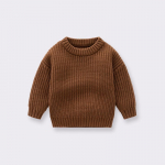 2024 S&uuml;gis/Talv Laste Kootud Kampsun: &Uuml;mmarguse kaelusega pullover poistele ja t&uuml;drukutele 110cm (30-35 lbs)