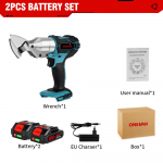 ONEVAN 800W 588NM Juhtmeta elektrilised k&auml;&auml;rid Metallvillast l&otilde;iket&ouml;&ouml;riistad Alumiiniumisulamist Roostevabast terasest l&otilde;ikur Makita akule 2 Battery-EU