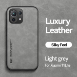 jaoks xiaomi 11 lite &uuml;mbris nahast auto magnethoidik telefoni&uuml;mbrised xiomi mi11 jaoks xiaomi mi 11 lite ne 5g 11lite kerge tagakaas For Mi 11 Lite