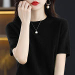 VEZFAA naiste moe vabaaja suve kevade &uuml;hev&auml;rvilise tr&uuml;kiga l&uuml;hikeste varrukatega O-kaelusega pluusid ja s&auml;rgid S