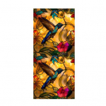 Vitraaž Staatiline Aknakile Vintage Lilled Privaatsuskaitse P&auml;ikesekaitse Klaaskleeps Veekindel PVC Aknakatte Kile A