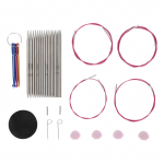 9 paari ringvardakomplekt 11,5 cm pikk 2,2&ndash;4,5 mm suurused roostevaba teras vahetatav