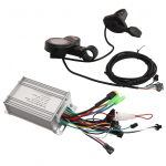 36V 48V 60V 350W 450W 18A Elektrijalgratta harjadeta mootorikontroller SL100 B1 LCD-paneel p&ouml;idlaga