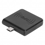 W86 Micro USB Mobiiltelefoni Kaardilugeja Kaasaskantav RFID Mobiilne ID Lugeja AndroidileMust must