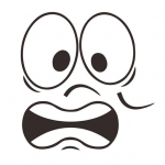 Hirmunud Ilme WC Kleebis Veekindel Eemaldatav Isekleepuv PVC Elutuba Vannituba Seinakunst Koomiks Ilme WC-poti Kaane Dekoratsioon A