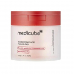 MEDICUBE Red Succinic Acid Peeling Pad (70pcs), Hypoallergenic, Acne-clearing, Moisturizing, Korean Cosmetics, Kbeauty, sample