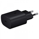 Kiirlaadija 25W - Phonillico - &Uuml;hilduv Samsung Galaxy A14/A34/A54/S23 - USB-C - Must must