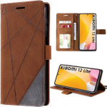 Coque pour xiaomi 12 lite marron antichoc anti-rayures souple