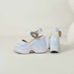 Krazing Pot Litritega Kangas Kevad S&uuml;gis Suurus 43 Naiste Platvormiga &Uuml;lik&otilde;rged Kontsad S&auml;delev L&auml;ikiv Naiste &Uuml;mar Nina Veekindlad Kingad 38 elevandiluuvalge