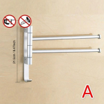 Roostevabast terasest mulgustusvaba k&auml;ter&auml;tikuivati ​​p&ouml;&ouml;rlev r&auml;tikuriiul Vannituba k&ouml;&ouml;k Seinale kinnitatav r&auml;tikuga poleeritud nagihoidja riistvara A