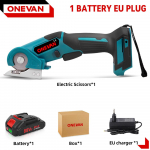 ONEVAN 800W Juhtmeta Elektrilised K&auml;&auml;rid Kangal&otilde;ikur Metall Vaipade L&otilde;ikeriistad Alumiiniumisulam Roostevabast Terasest L&otilde;ikur Makita Akule 1 Battery-EU