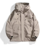 Unisex V&auml;ljas Veekindel Jakk Tuulejope Mantel S&uuml;gis Hingav Kalastus Matkamine Tuulekindlad Jakid Meeste Naiste R&otilde;ivad 3XL khaki