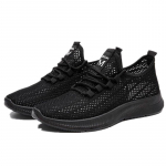 Uued meeste kerged suvised hingavad v&otilde;rkjast jooksujalatsid - Must trendikas disain 36