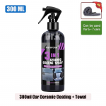 Auto keraamiline kate Auto nano katteaine Kristallkate Vedelik H&uuml;drofoobne Kriimustusvastane Autovaha Kate Auto poleerimiskate 300ml