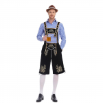 Meeste Baieri Oktoberfesti &uuml;likond - Ruuduline s&auml;rk ja traksip&uuml;ksid komplekt XXXL