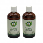 R V Essential Mandli&otilde;li | Prunus Dulcis | Nahale | Massaažiks | N&auml;ole | K&uuml;psetamiseks | 100% Puhas Looduslik | K&uuml;lmpressitud | 100ml+100ml