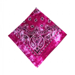 Puuvillane uus lipsuga v&auml;rvitud pear&auml;t Paisley Scroll Bandanna lipsuga v&auml;rvitud ruut One Size lilla