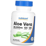 Aloe Vera, Aloe Vera 20000, Nutricost 120kaps (71647096) 120caps
