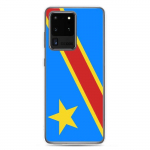 Coque T&eacute;l&eacute;phone &ndash; Samsung &ndash; Galaxy S20 &ndash; Drapeau R&eacute;publique D&eacute;mocratique du Congo &ndash; Souple &ndash; mitmev&auml;rviline