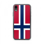 Coque T&eacute;lephone Drapeau Svalbard et de Jan Mayen officiel &ndash; iPhone XR