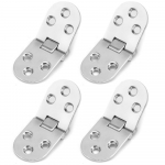4 t&uuml;kki Kokkupandavad Klapphinged 180-kraadised Hinged, Tsinkisulam, Kokkupandava Laua Hinged, Allaklapitavad Hinged Kokkupandavate Laudade, Kappide, Riidekappide Uste jaoks 4Pcs
