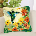 Nicediy Liblika Heegeln&otilde;elaga Vaiba/Padja/Mati Komplekt DIY K&auml;sit&ouml;&ouml; Lilled Ristpistes N&otilde;elakunst Heegeldamine Tikanditarvikud