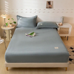 Kvaliteetne pehme sametist voodilina elastsete ribadega libisemiskindlad reguleeritavad madratsikatted &uuml;hele kaheinimesevoodile, 160x200 cm Bed sheet (90x200x25cm)