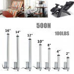 12V IP54 500N 50-400mm Lineaaraktuatori Mootor Elektriline T&ouml;&ouml;stuslik T&otilde;stuk Ukse Avaja T&otilde;stet&ouml;&ouml;riist Nimikiirus Peen Valge 50mm/2 inch