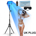 50W p&auml;evituslamp statiiviga solaariumilamp UV-p&auml;evituseks kehale lainepikkus 460nm&480nm 48 tk sinise valgusega lamp solaarium p&auml;evitamine nahahooldus